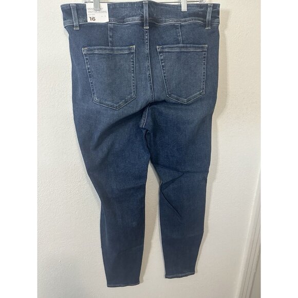 Lane Bryant High Rise Blue Denim Jeggings Size 16 - Picture 4 of 12